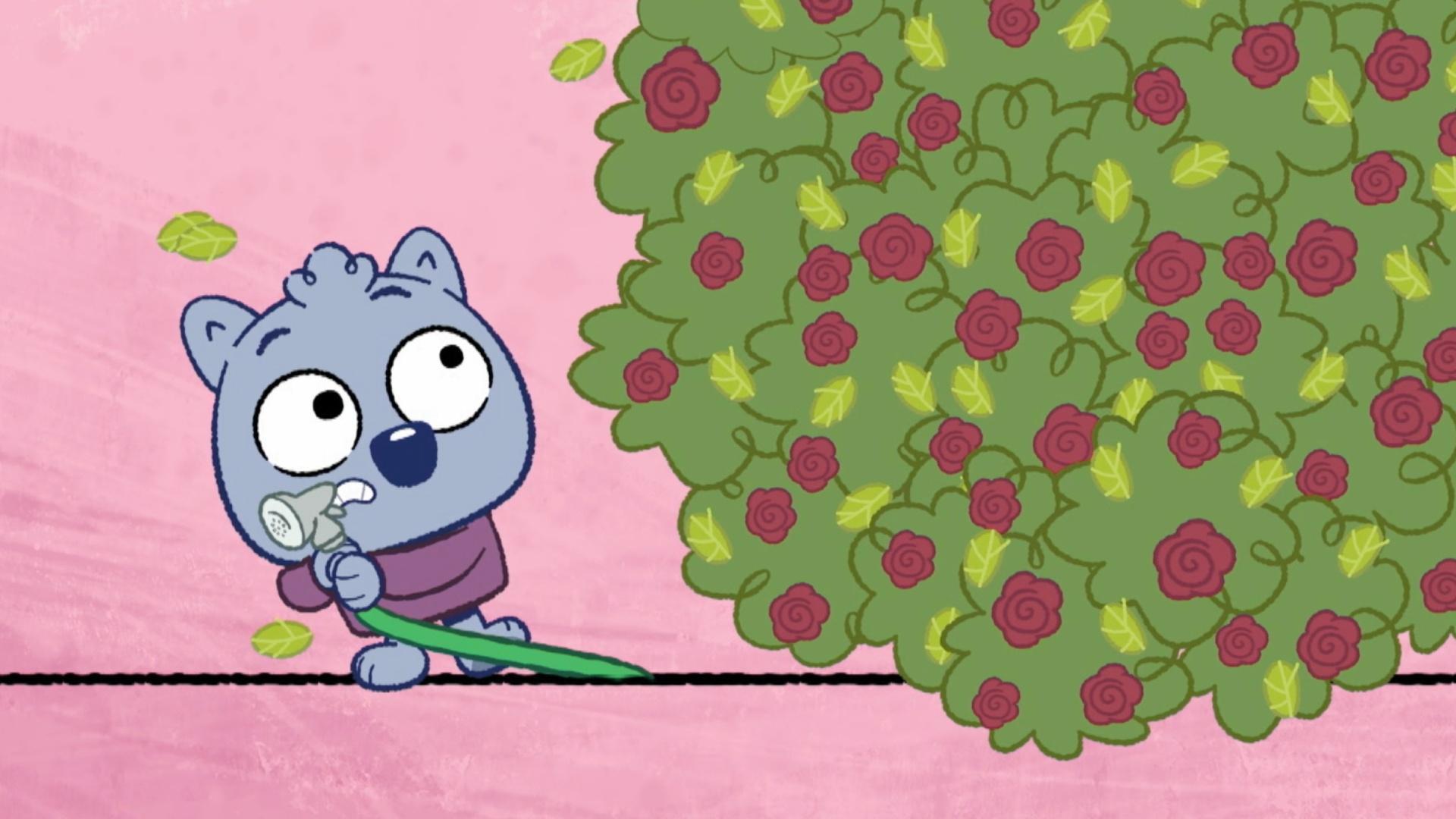 First comes the “cause” – you water a plant; then comes the “effect” – a flower grows!