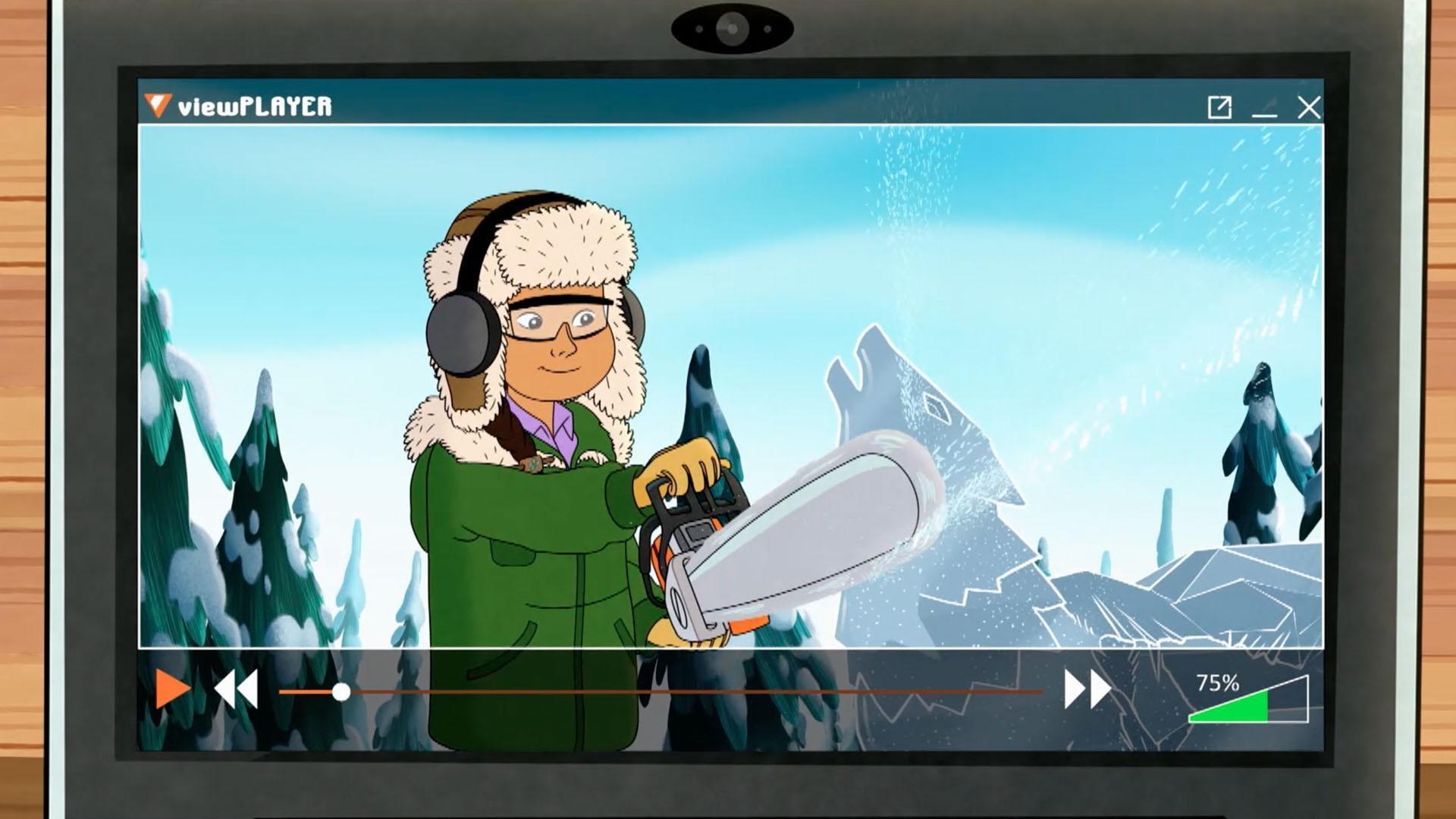 Molly learns about her Mom's past as a champion ice carver.