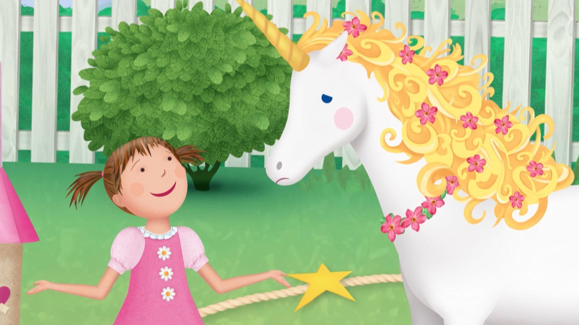 Pinkalicious and Goldie are doing the Great Unicorn Challenge -- but can Peter join?