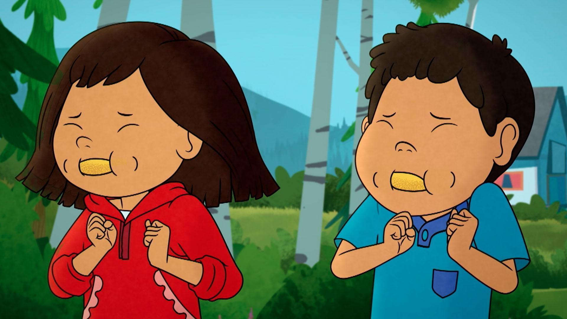 A windstorm knocks down Qyah's oldest tree. / Molly and Tooey organize a photo contest.