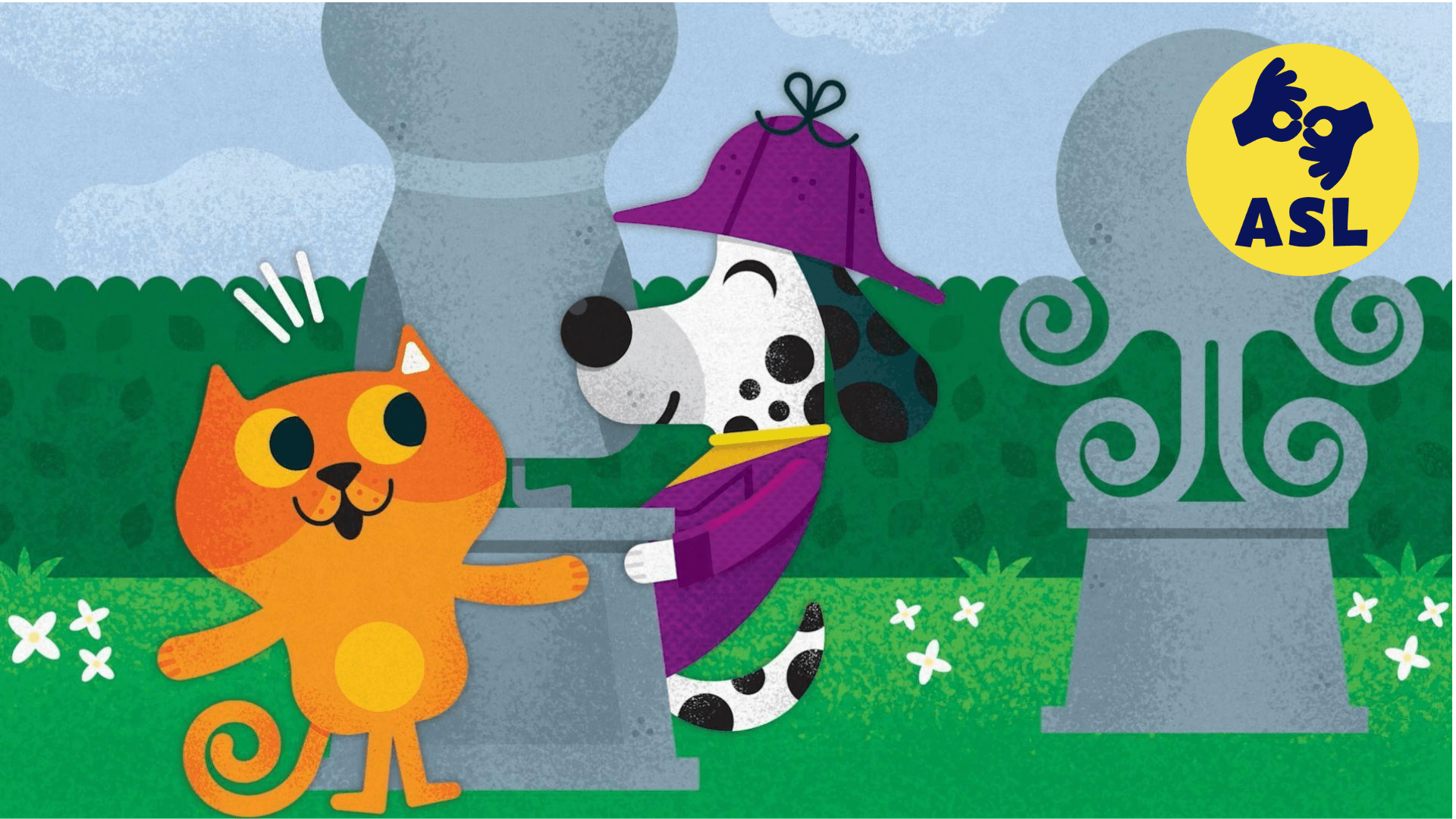 Bob Dog reads a story about a doggie detective looking for the best hider in the city.