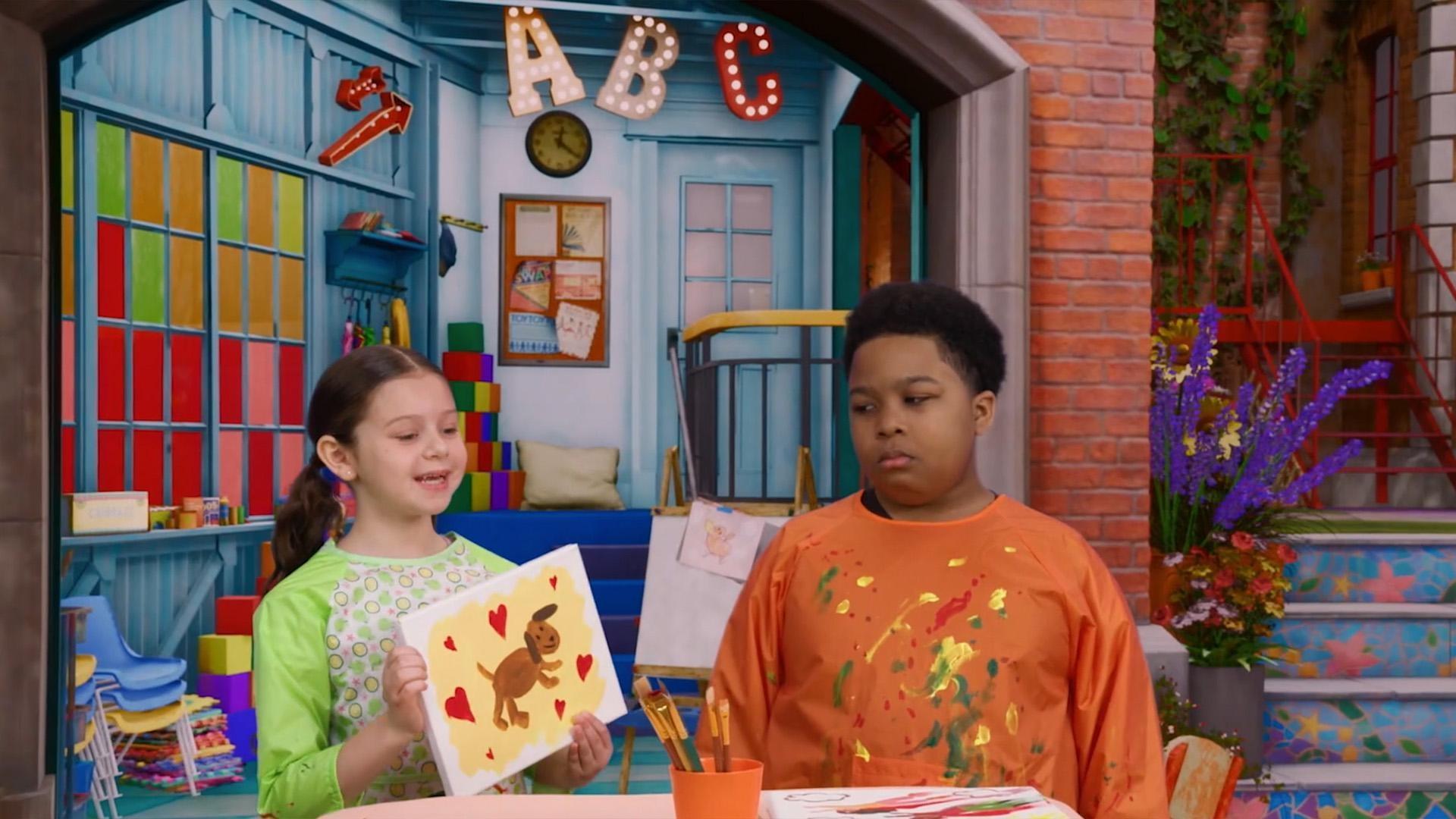 Sunny helps Elijah recognize his emotions after he is disappointed with his picture.