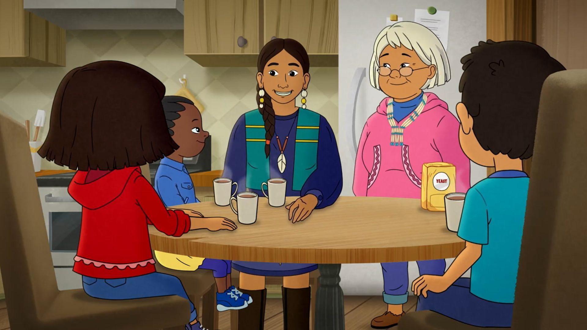Gertie shares what foods the Wampanoag really ate at the first Thanksgiving.