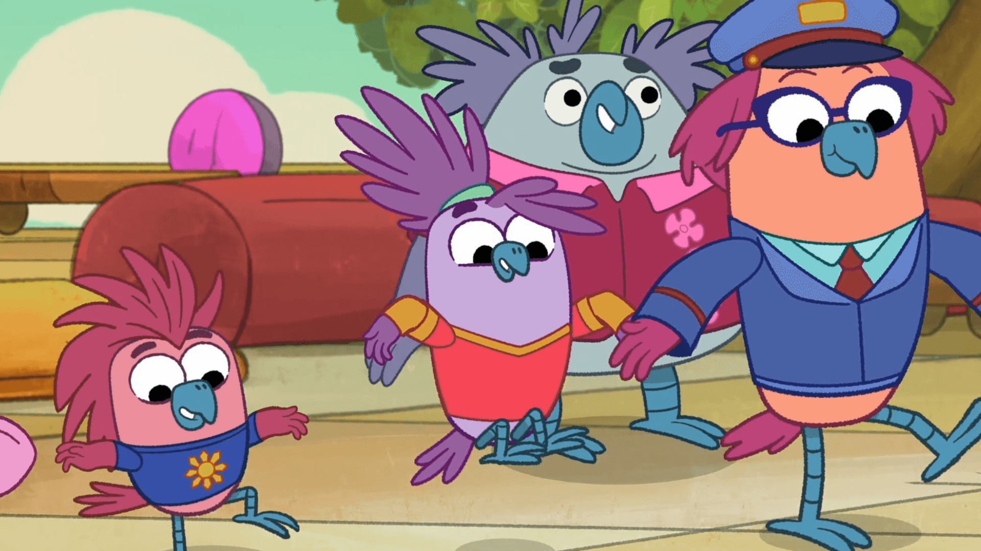 Zeke practices the Taiko drum pattern as well as all the other patterns he heard around the Treeborh