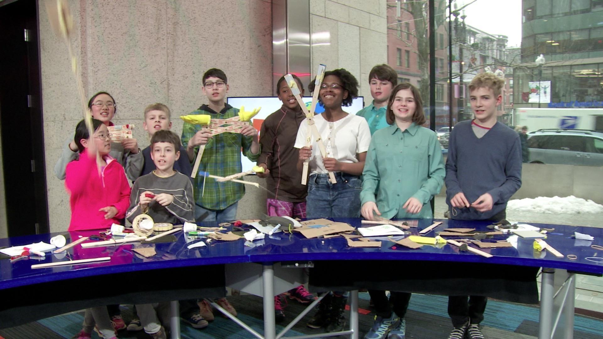 How can you grab objects that are out of reach? Watch kid engineers build a tool to help!