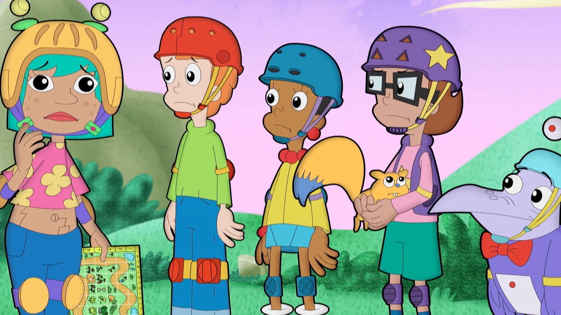 The CyberSquad realizes Tikiville's bike path is causing habitat fragmentation.
