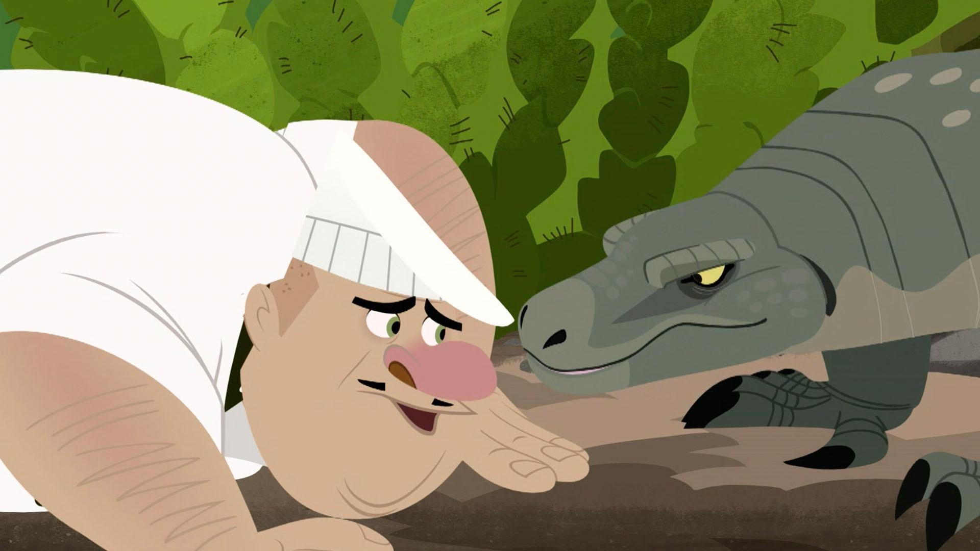 Gourmand and Zac arrive at the island.