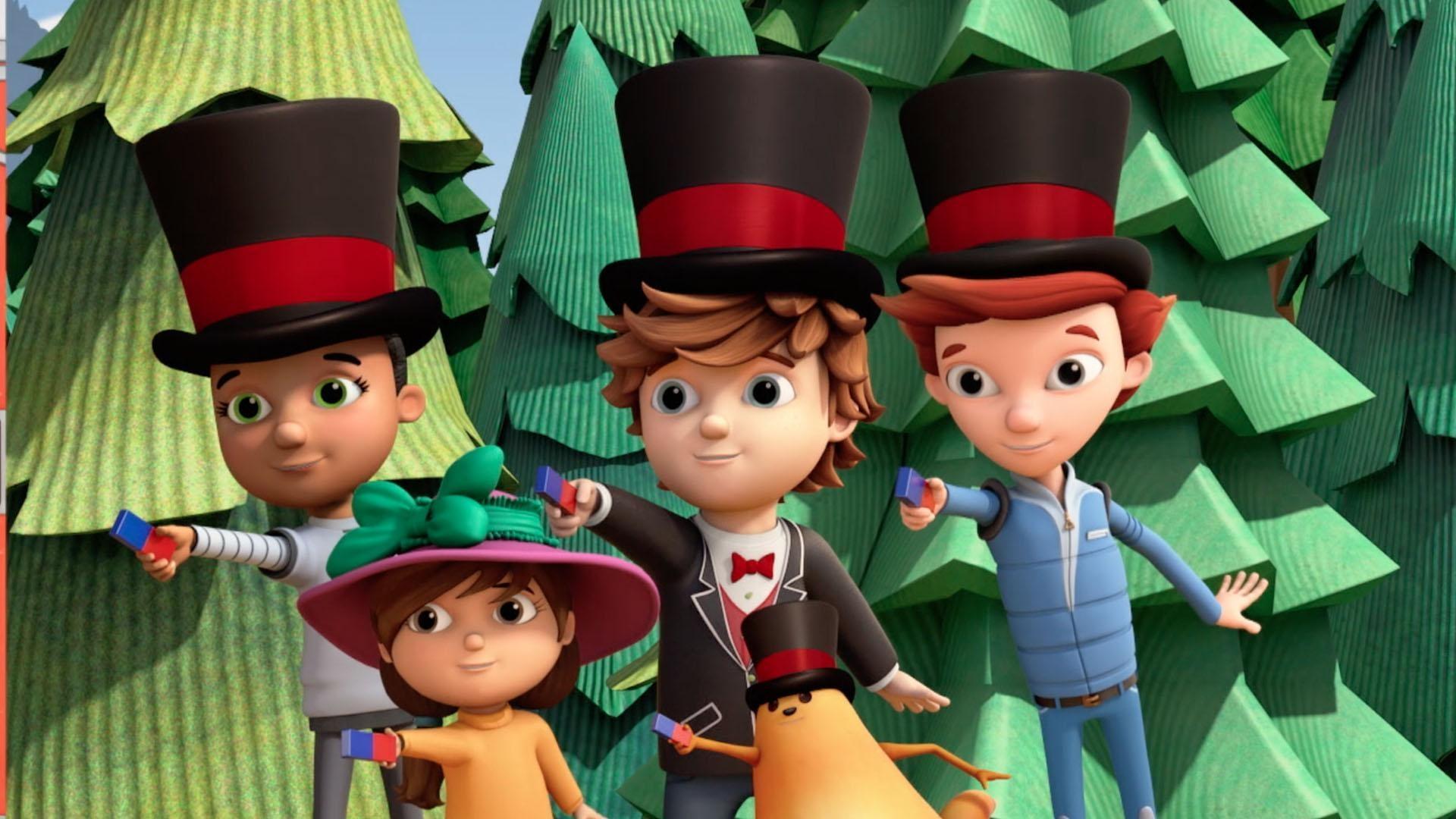 The kids decide to surprise Carrot with a magnet magic show.