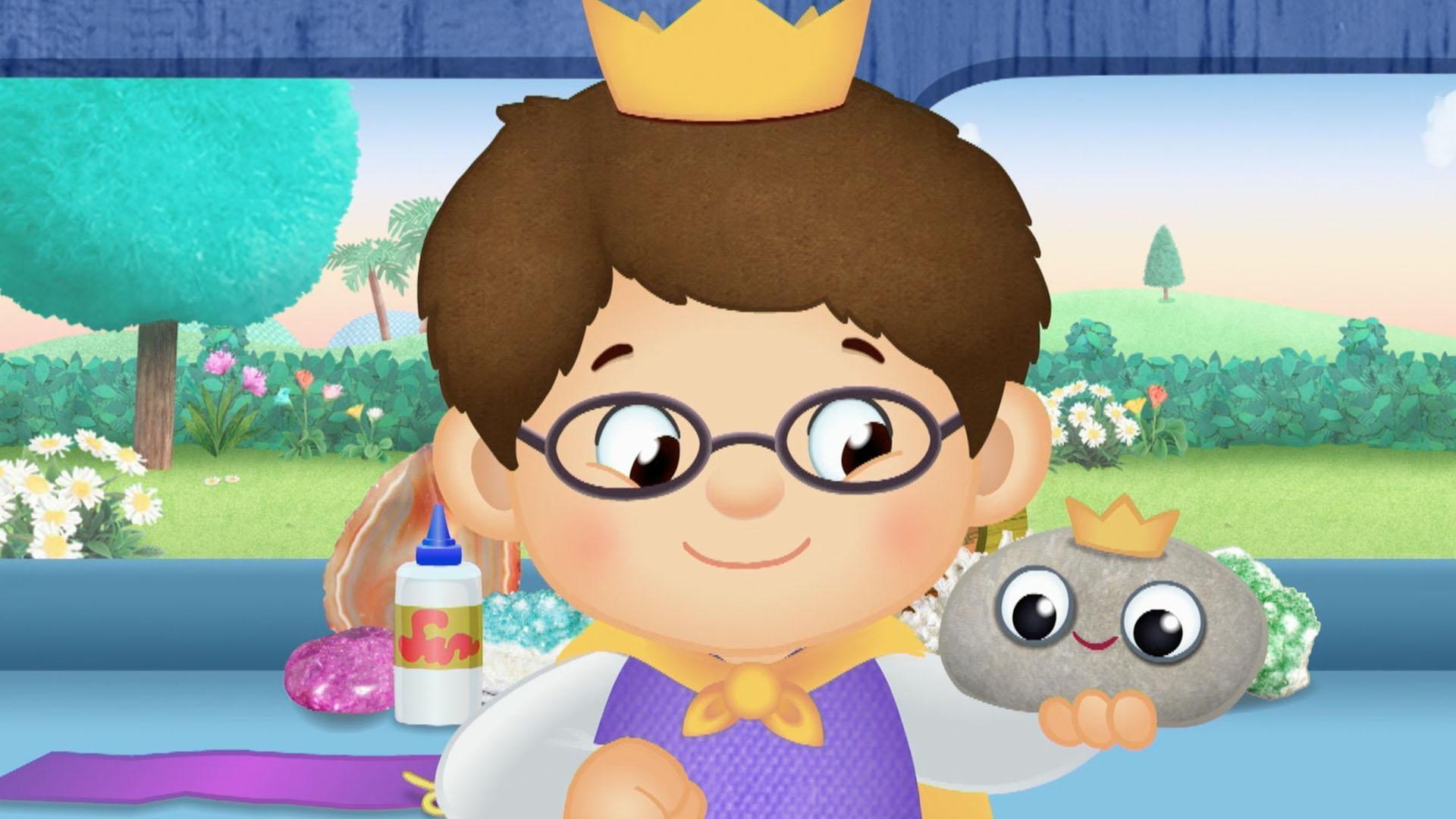 Prince Wednesday introduces us to his Pet Rock!