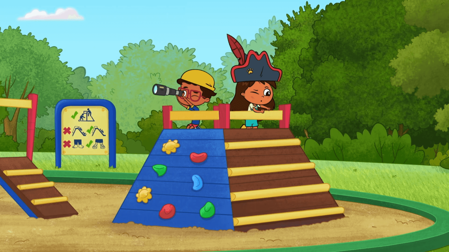 Rosie and Javi's pirate adventure goes awry. / Rosie has trouble picking a Fun Club job.