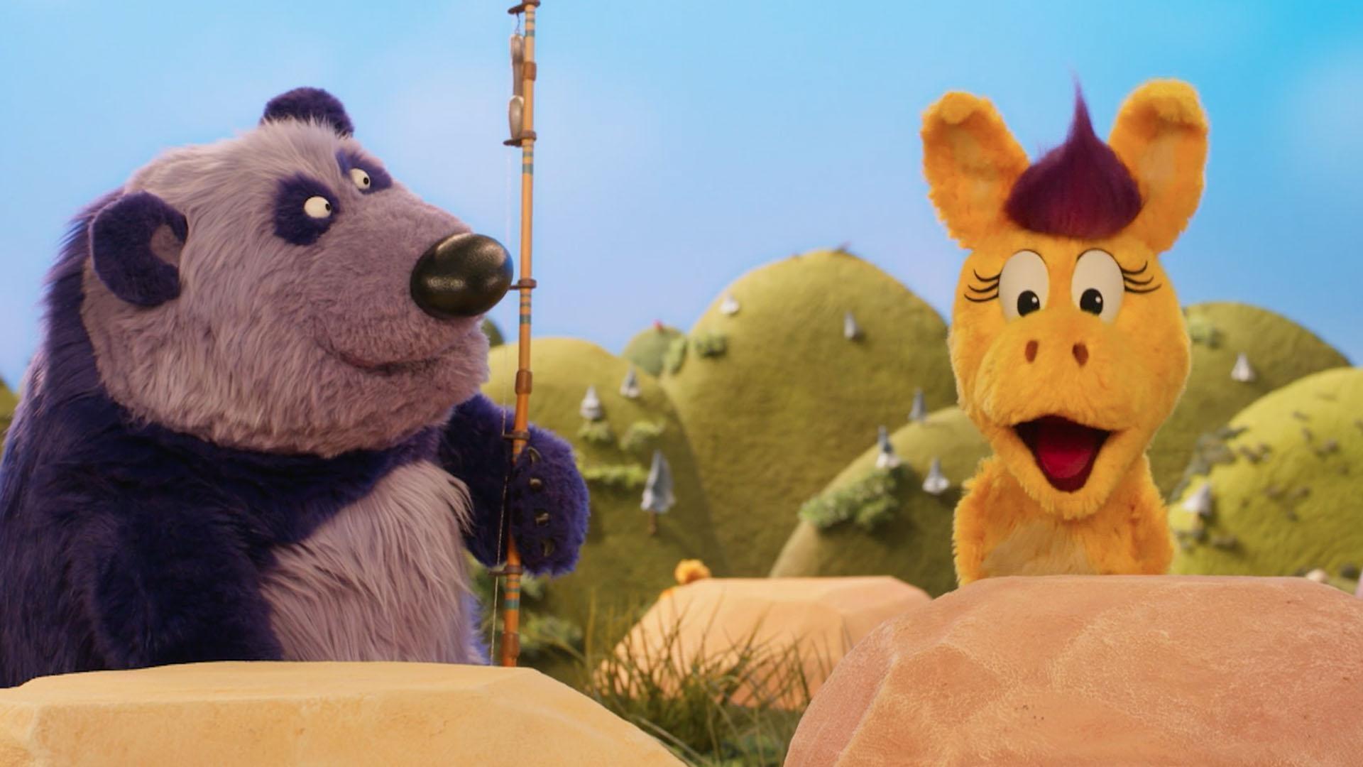 Donkey helps Panda rescue his pickle pet by turning their hard problem into a fun game.