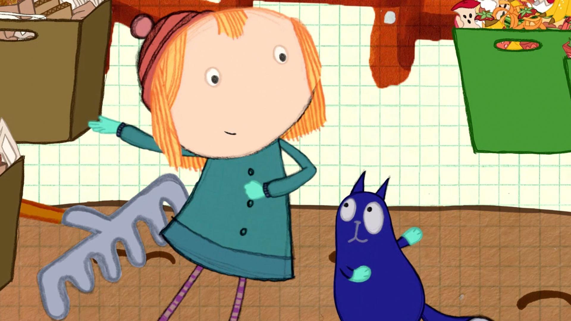 Peg and Cat agree to help Ramone grow an awesome garden - by helping to collect compost.