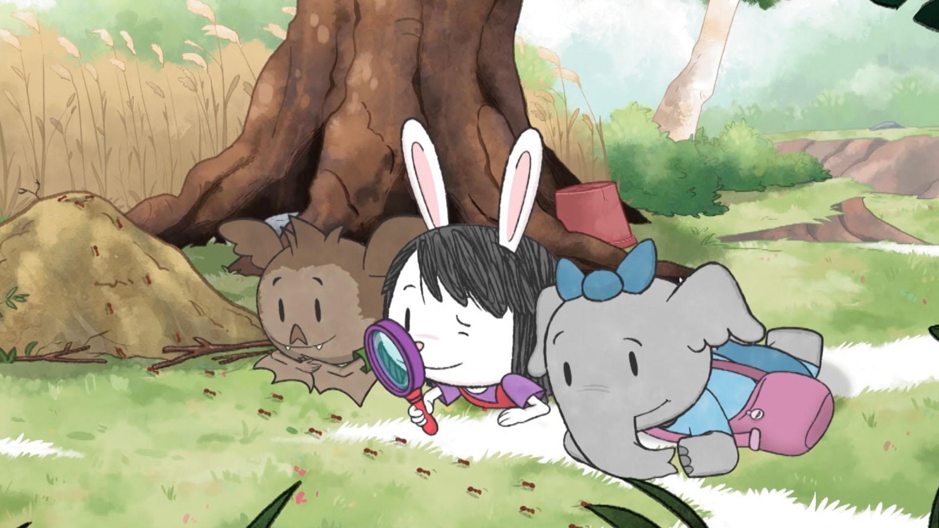 After observing ants, Elinor and friends now know how to build their castle.