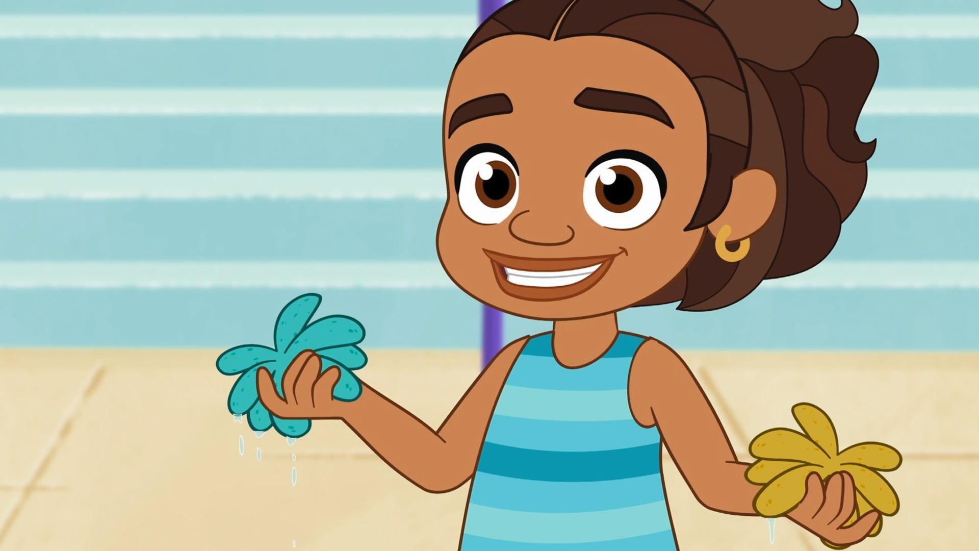 Howard invites Alma to play water tag, but Junior gets left out.