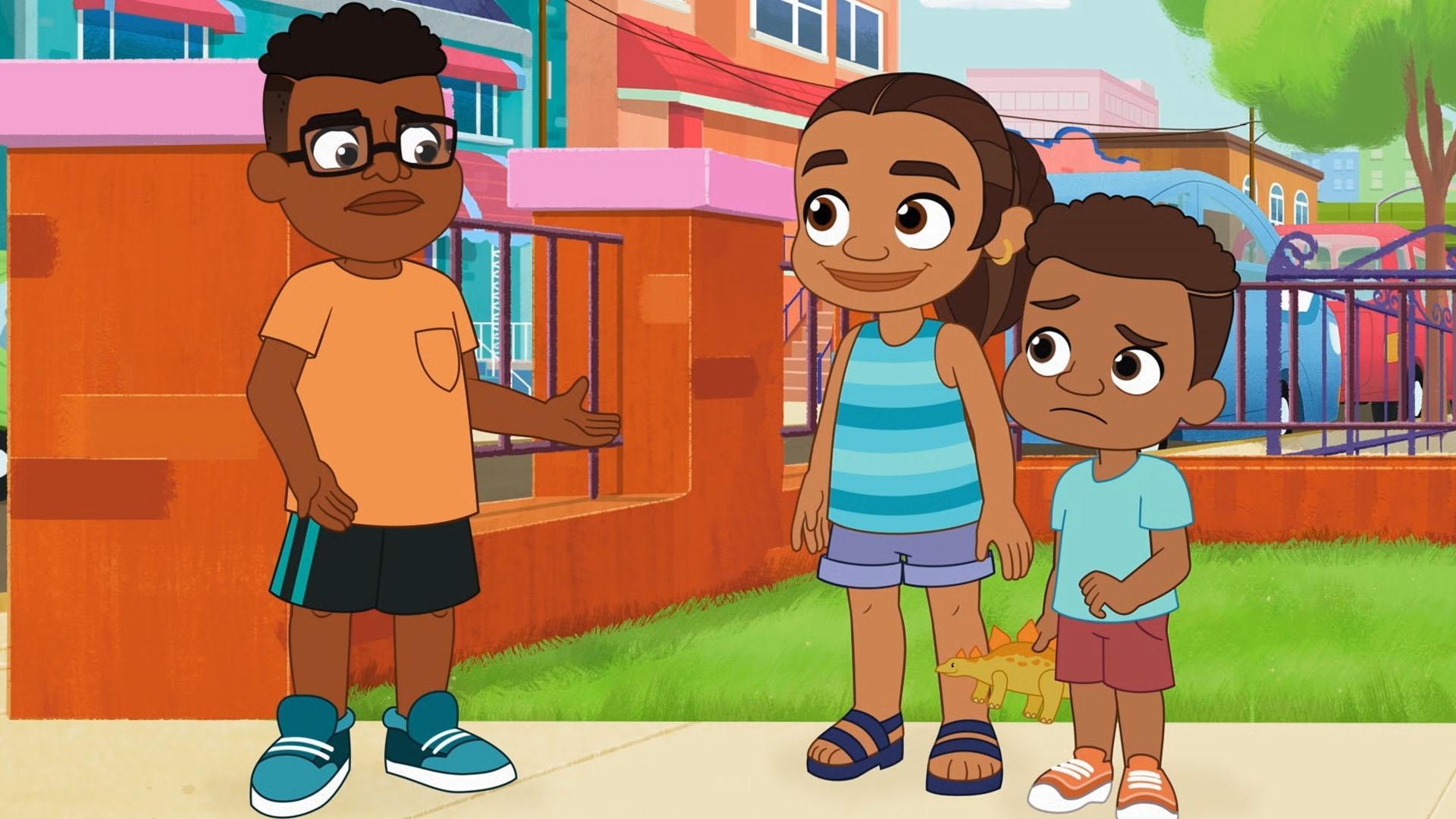 Junior lets Howard know that he's feeling left out, and the group play water tag together.