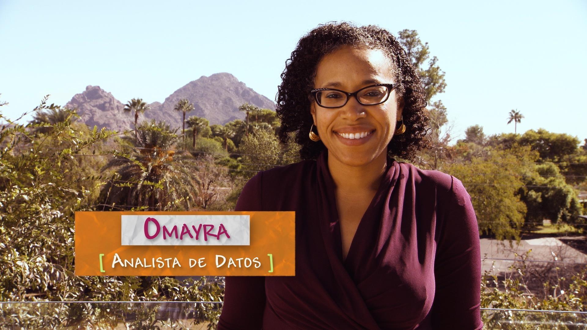 Omayra es una analista de datos investigando como mejorar resultados sanitarios.