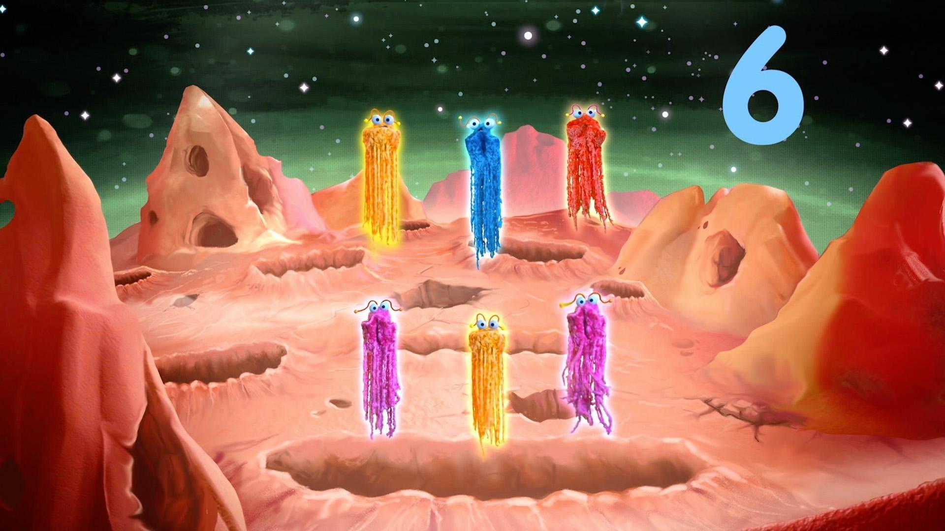 6 is the Number of the Day! Can you help Elmo and Abby count the Yip-Yips?