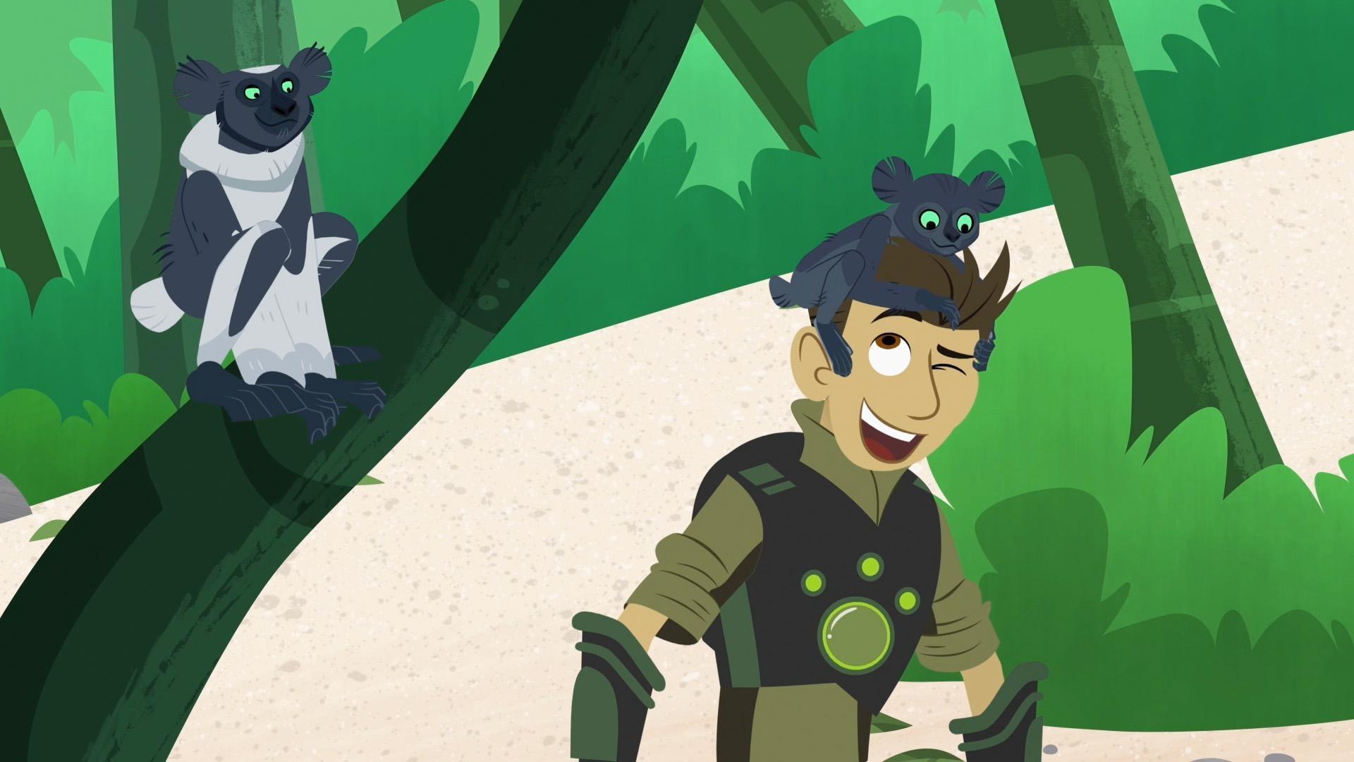 The bros adventure with the Blue Whale and the Indri.