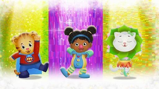 Daniel imagines that he and his friends are dancing to the dress-up beat!