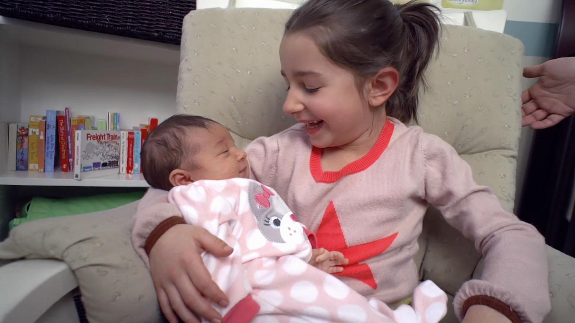 It's time for Aleks and her family to bring their new baby home from the hospital.