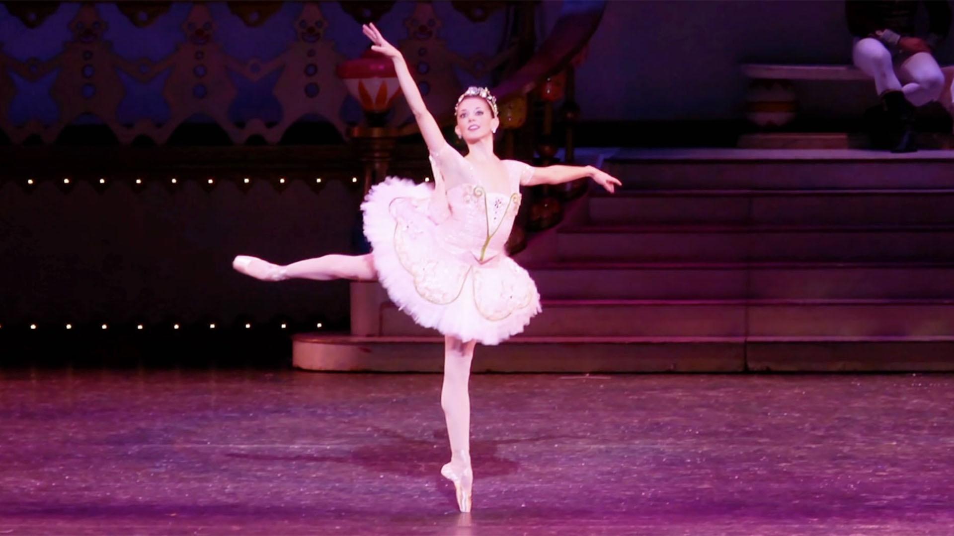 Olivia goes behind the scenes with a real ballerina who performs in The Nutcracker.