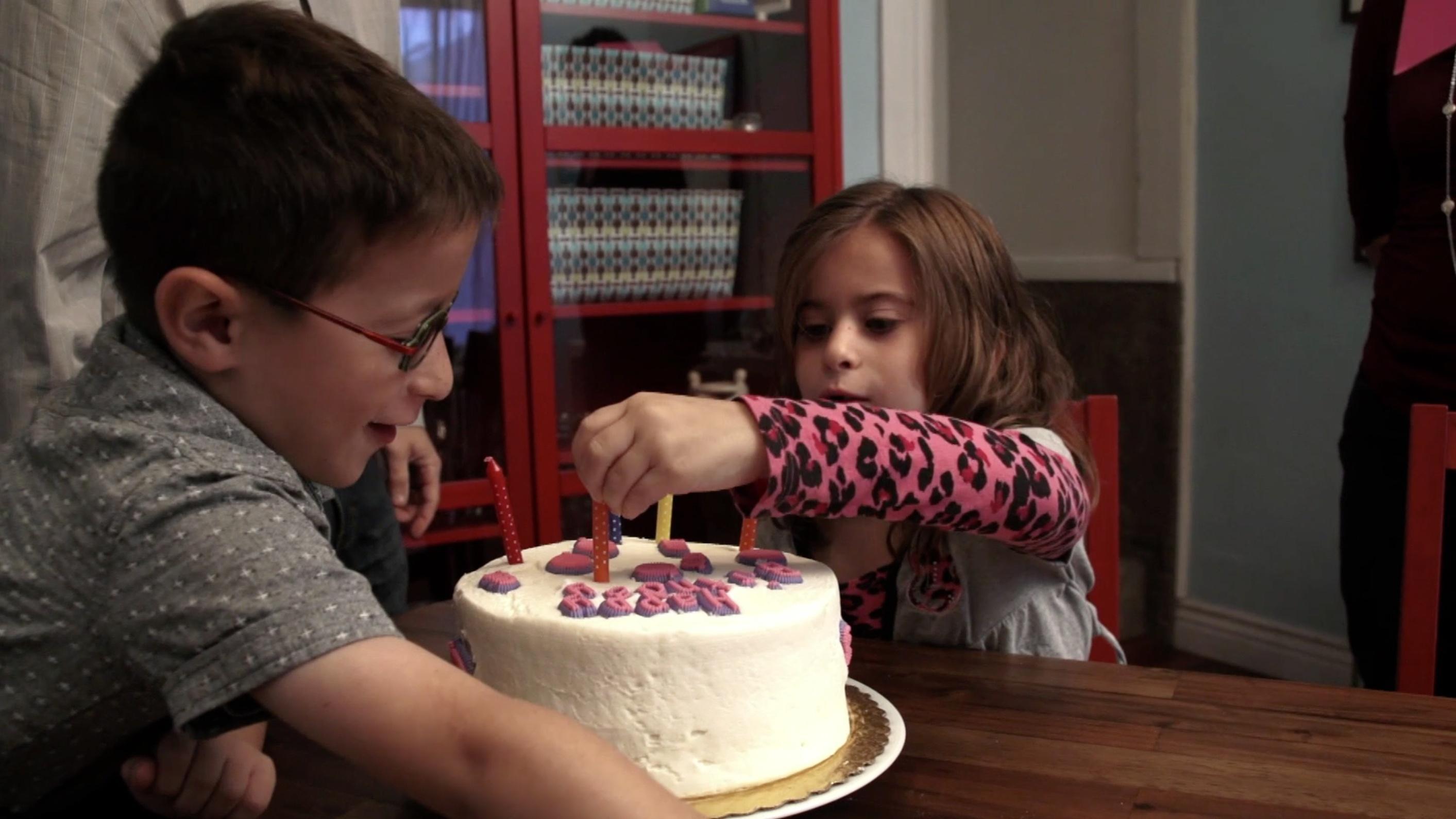 There are lots of different feelings at the surpise birthday party.