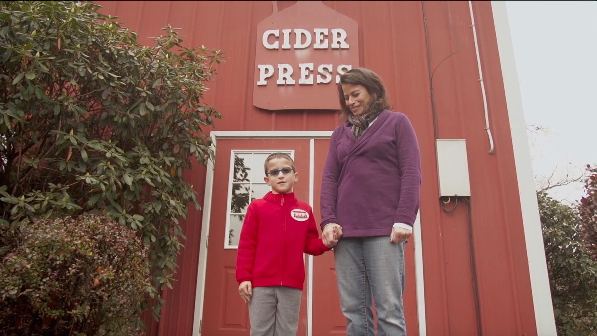 Thomas takes us to see how apple cider is made.