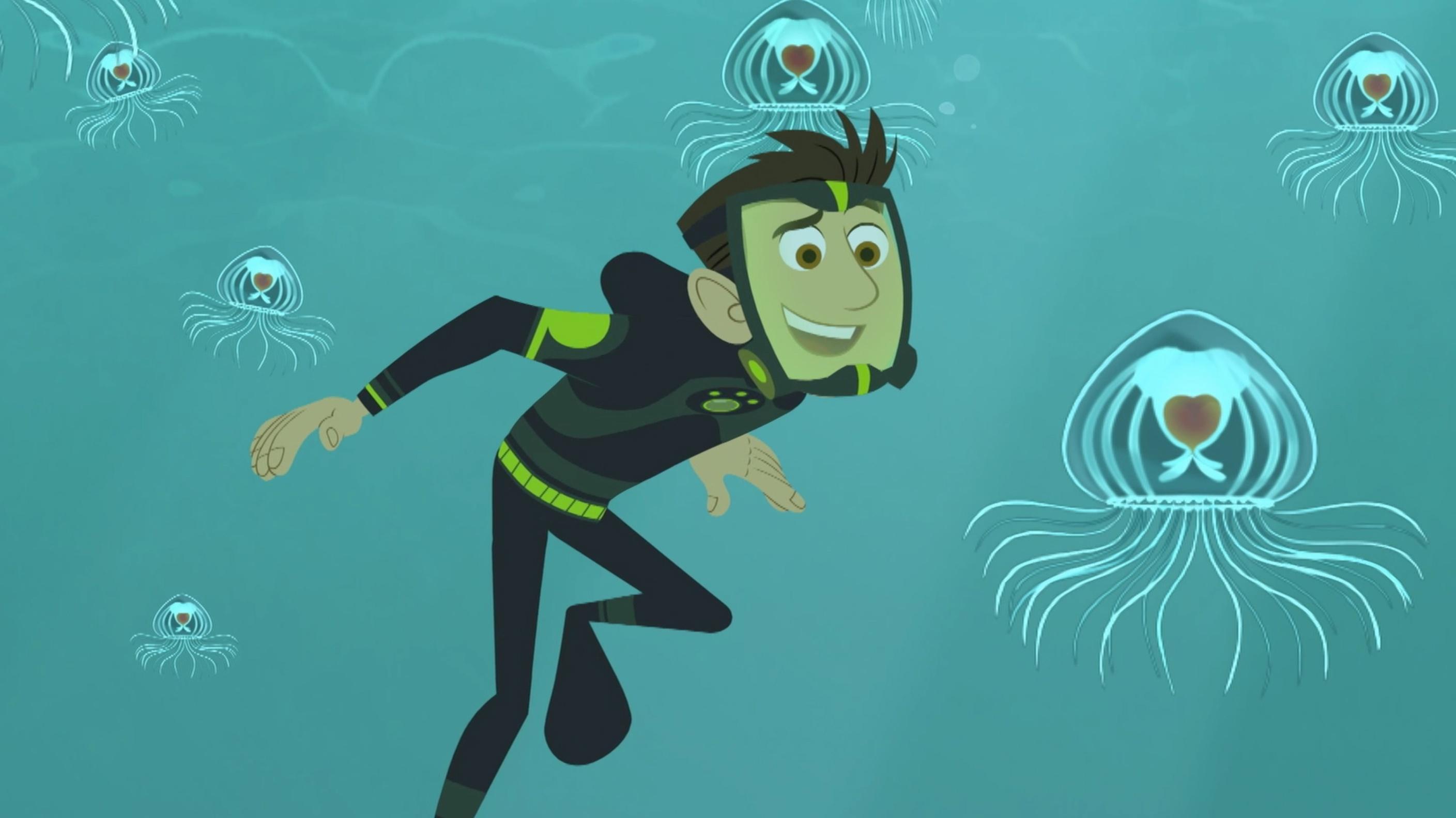 The Wild Kratts meet a creature who can live forever, the Immortal jellyfish.