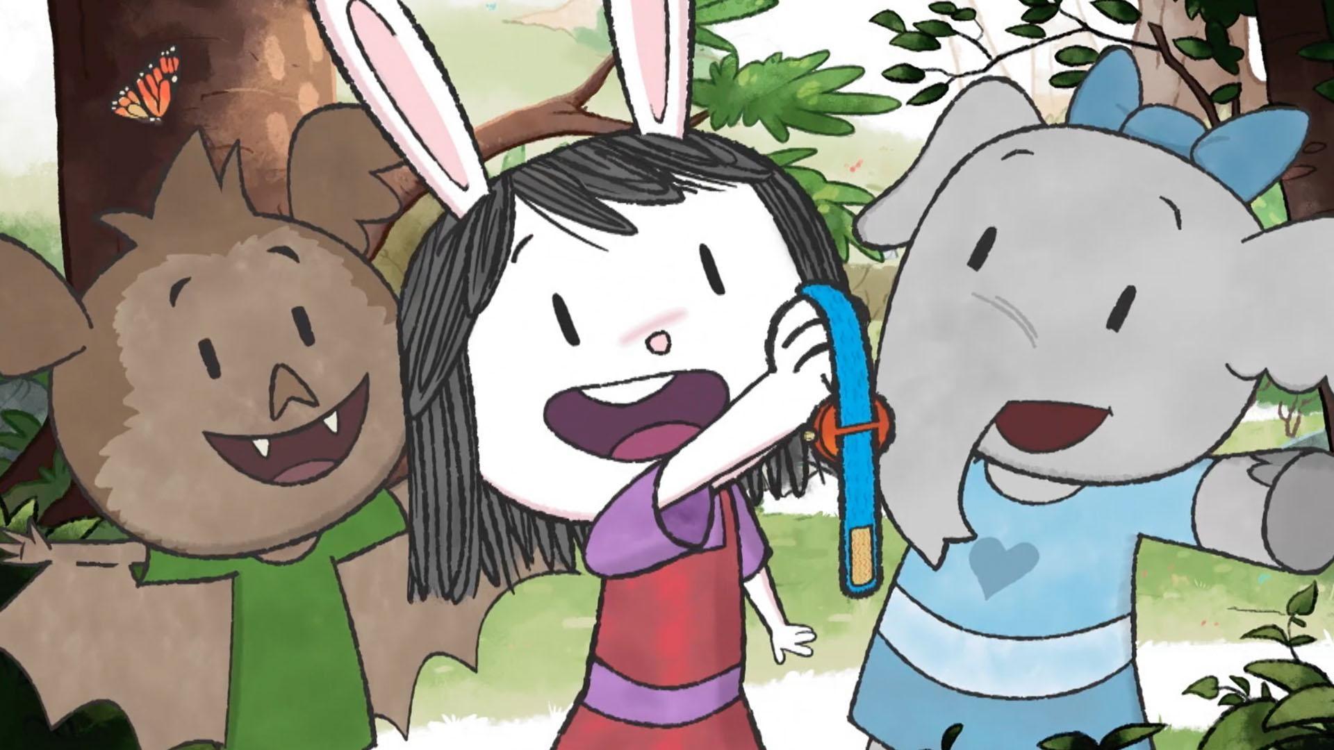 When investigating how Ari's watchband works, the kids get into a sticky situation.