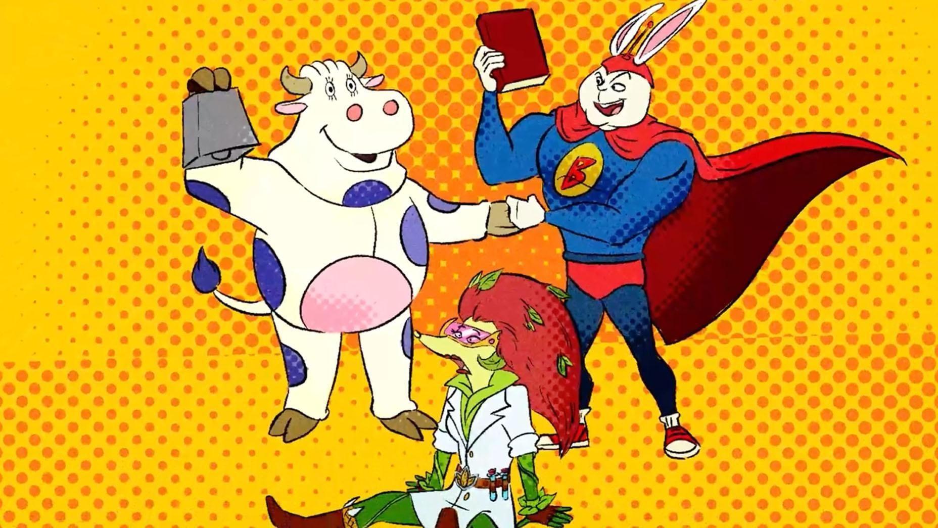 Arthur, Buster, and D.W. record a podcast, 'Bionic Bunny and The Battle of the Universe!'