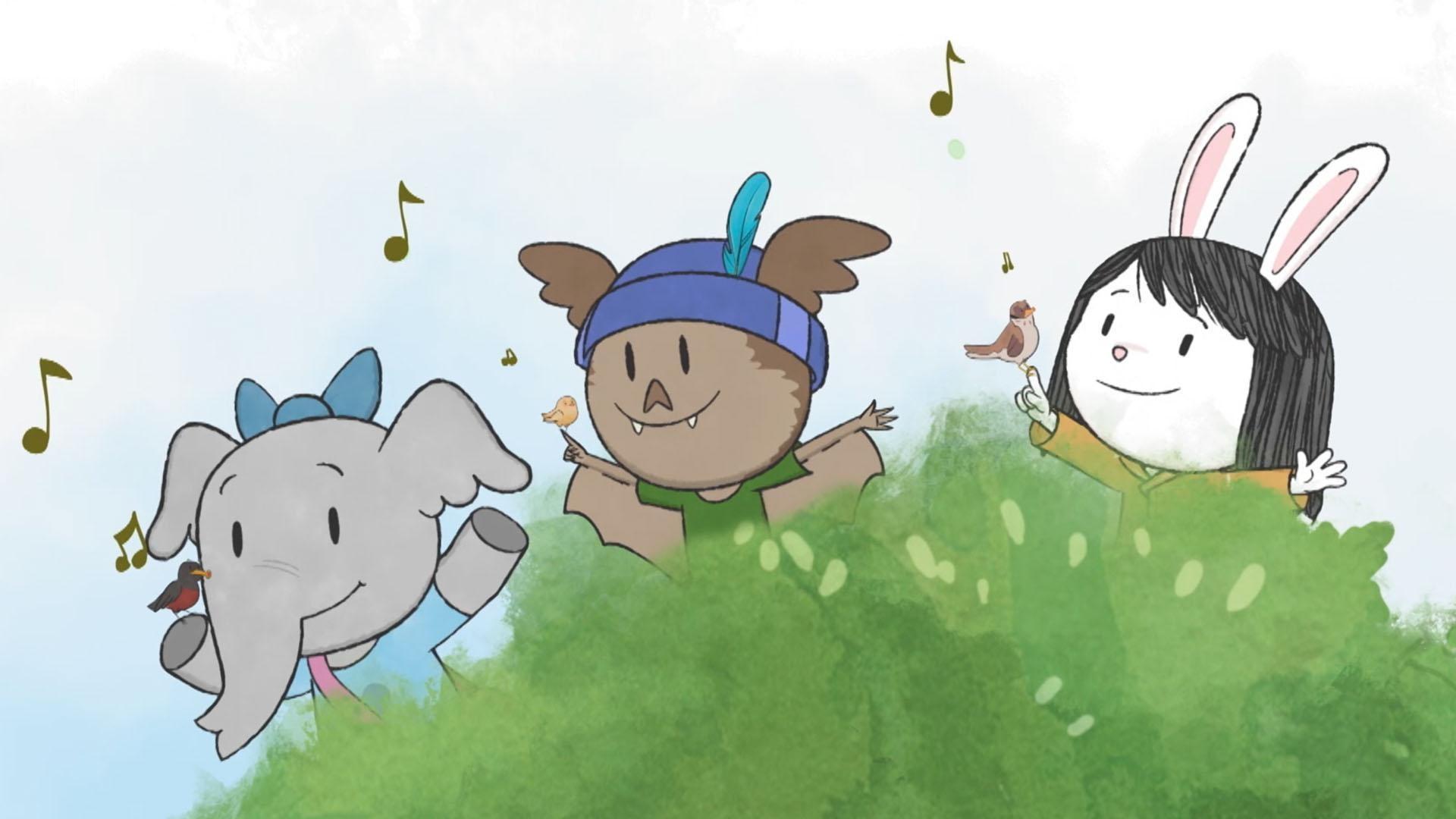 Elinor and friends all explore nature and try to figure out why birds have feathers.