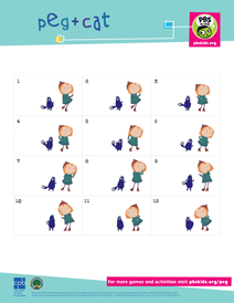 Peg + Cat Sorty Sort Flipbook